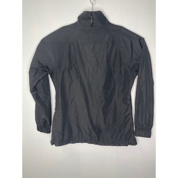 Oakley Womens SZ Medium Black Full Zip Windbreaker Jacket Coat Lightweight Golf - Picture 4 of 8